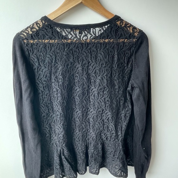 MAJE light weight sweater with lace back - Picture 2 of 3